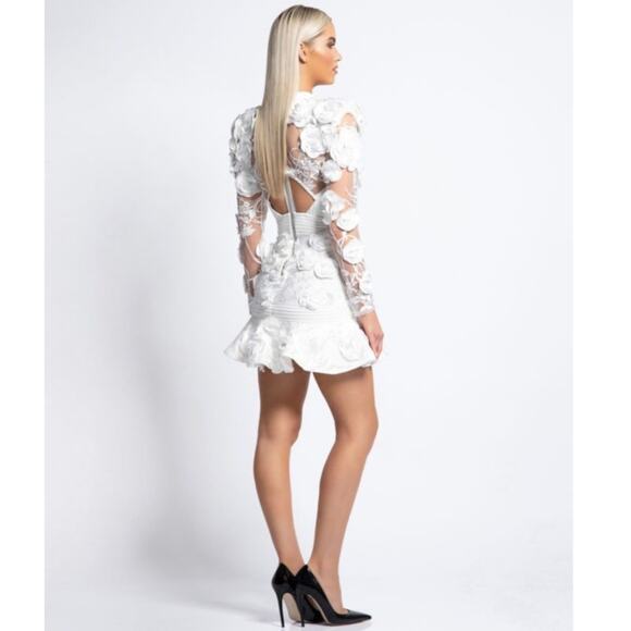 Zhivago The Vendetta Mini Dress White - Picture 2 of 16